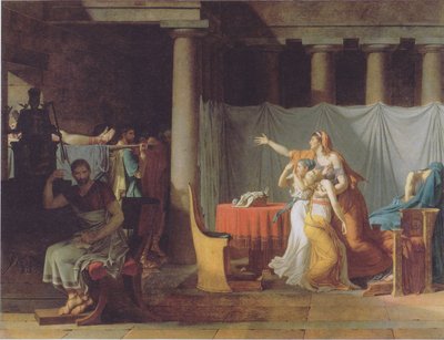 The Lictors Bring Brutus the Bodies of His Sons by Jacques Louis David